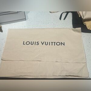 Louis Vuitton large flap dust bag 22 x 13.75
